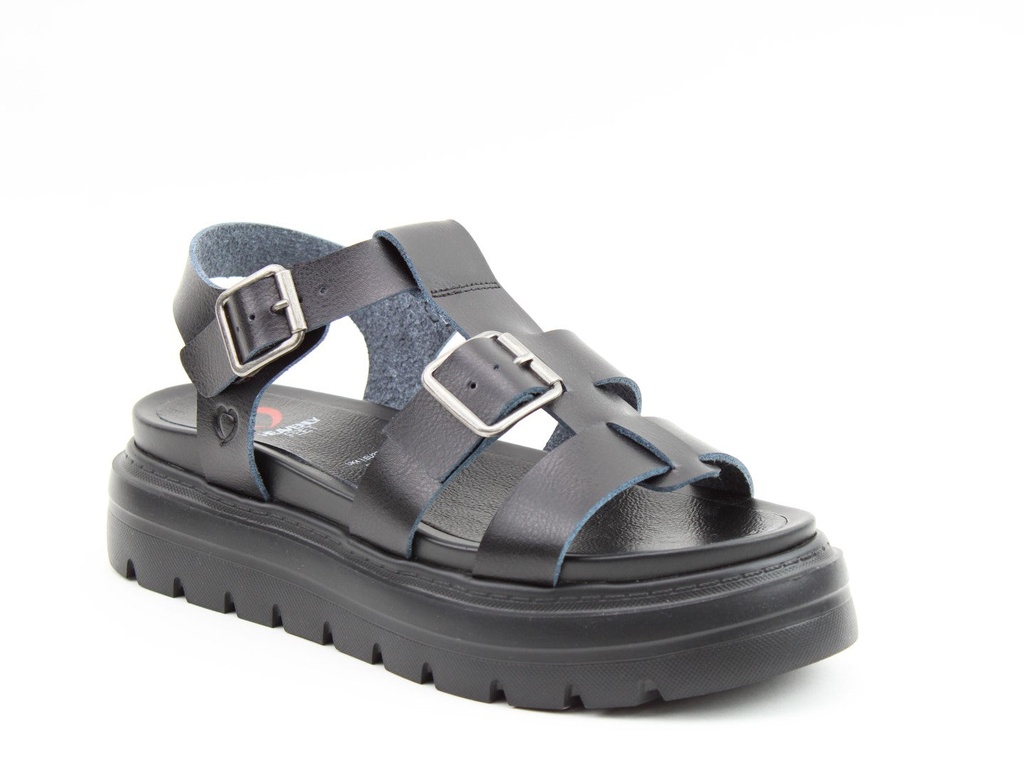 Heavenly Feet Women's Oakley Sandal Black