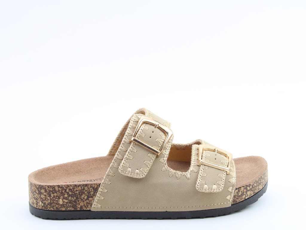 Heavenly Feet Women's Sandy Sandal Beige sandy (38)